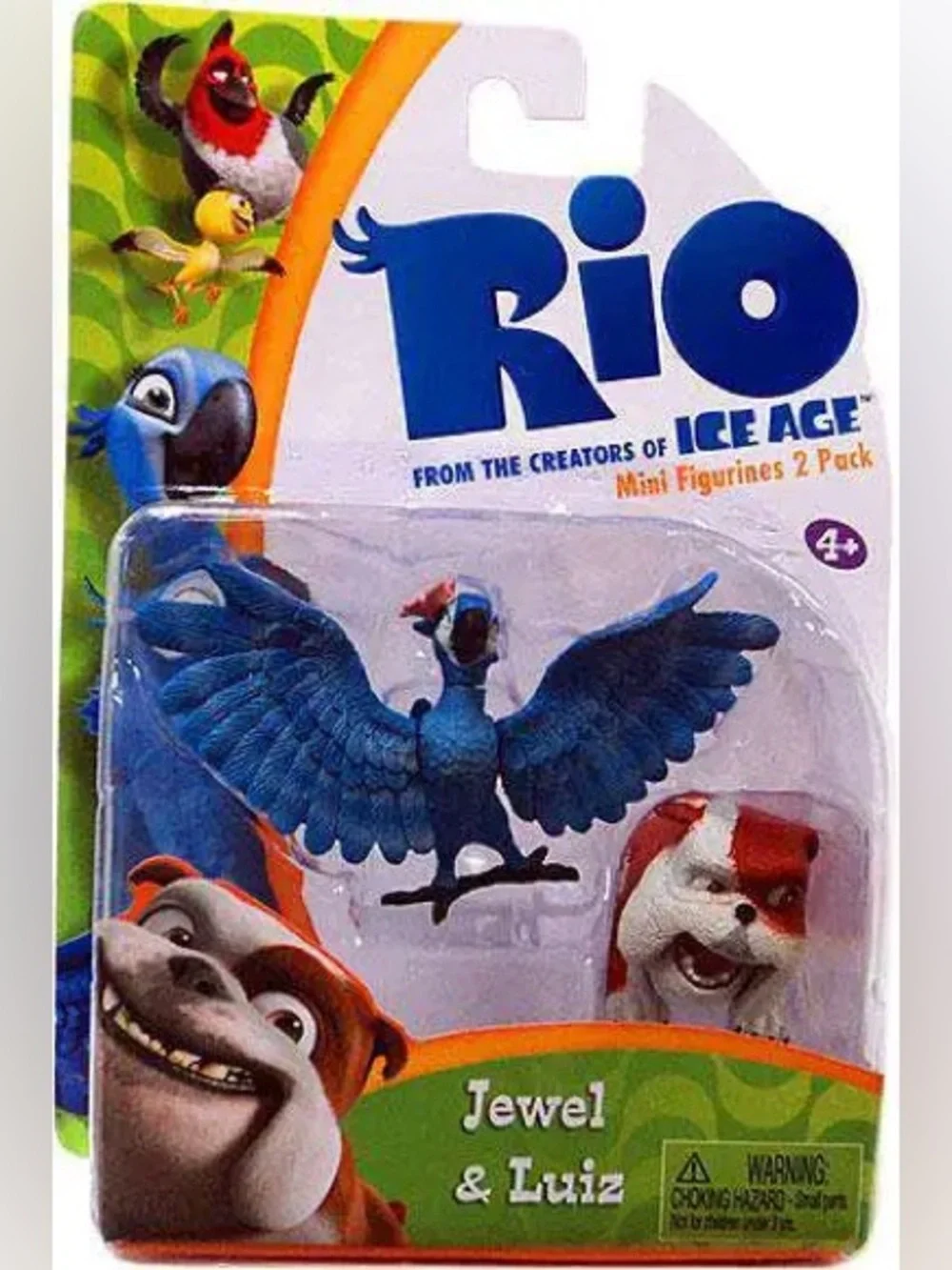 Blu & Rafael Bird Figurine 2-Pack – Blue & Multicolor